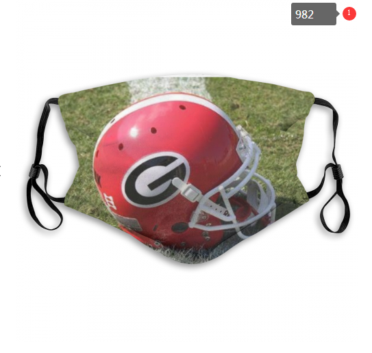 NCAA Georgia Bulldogs #4 Dust mask with filter->ncaa dust mask->Sports Accessory